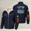 Veteran day 2026 U.S.COAST GUARD USCG212 " DOING THE NAVY'S JOB" Grunt Style Fleece Zip Jacket