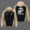 Veteran day 2026 U.S.MARINE CORPS USCG1001 "THE FEW. THE PROUD" Grunt Style Windbreaker Jacket